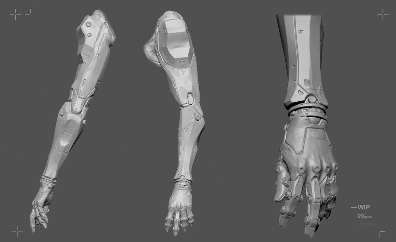 ArtStation Tutorial How to sculpt HardSurface Robotics in Zbrush
