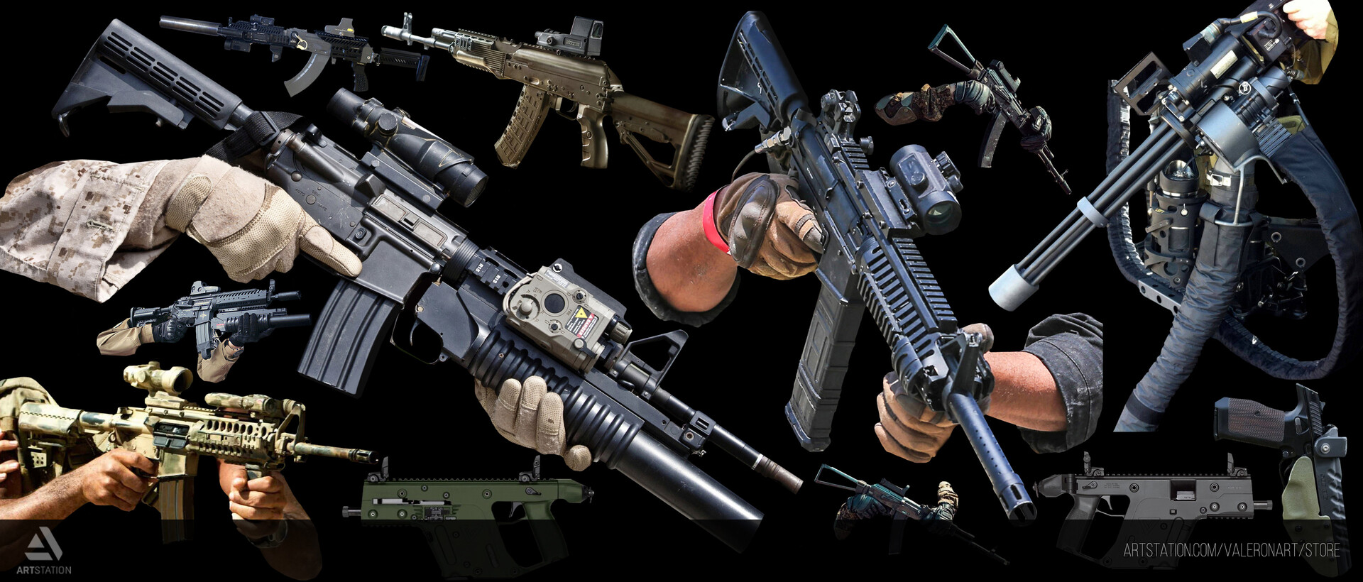 Val Orlov Free Weapons Cutout Pack