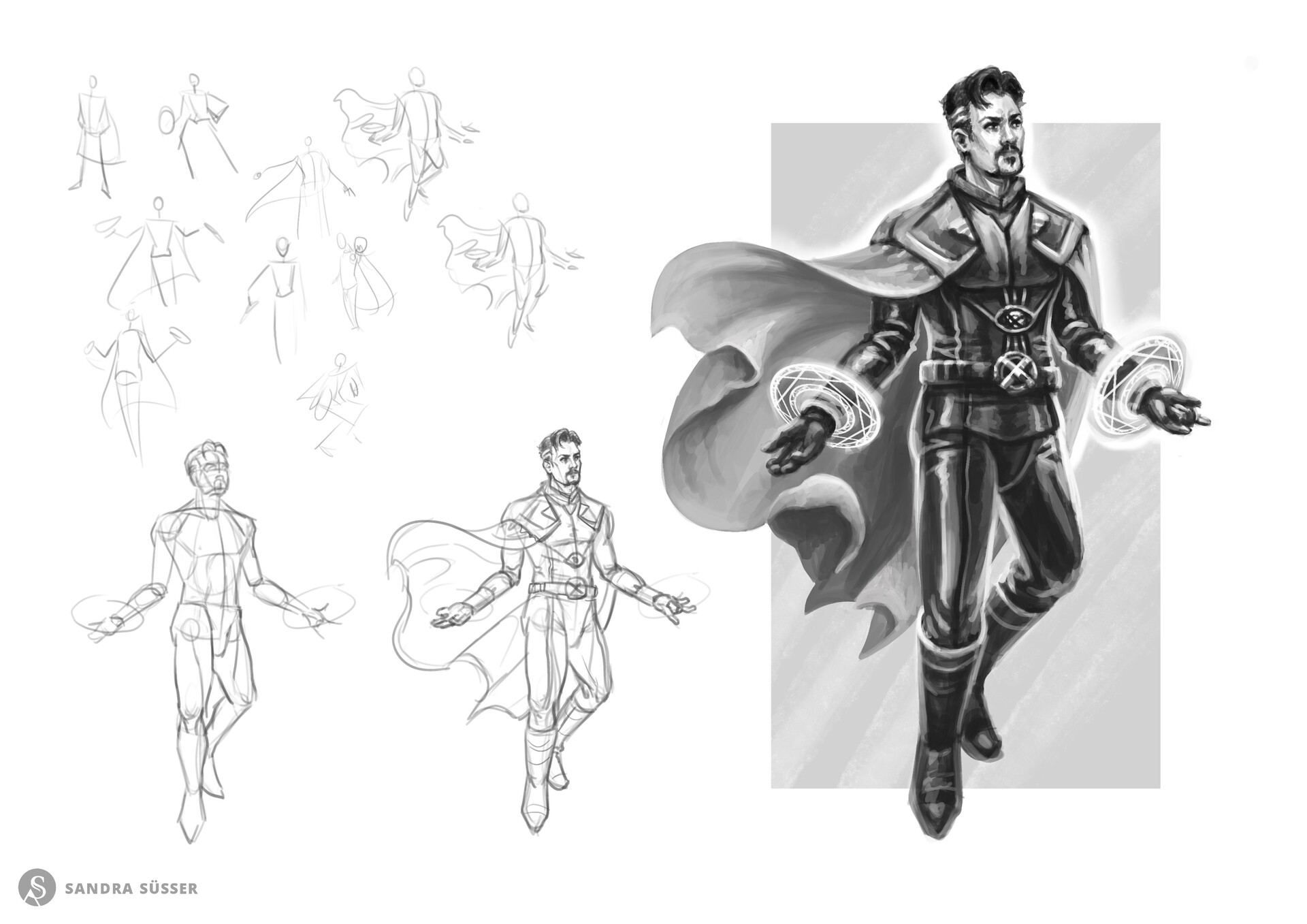 ArtStation - Marvel Doctor Strange – Fan Art Sketch Dump