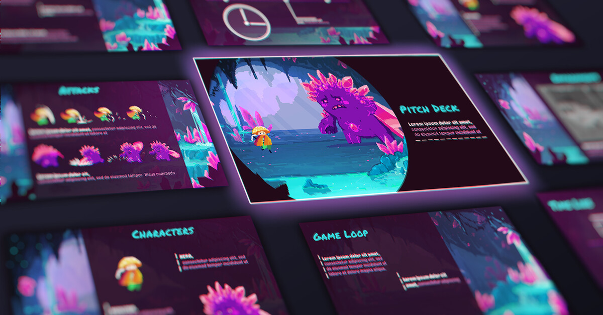 ArtStation How To Create A Video Game Pitch Deck to WOW Publishers