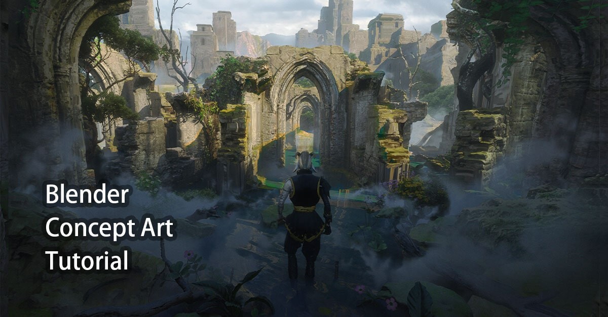 ArtStation Blender Fantasy Environment Concept Art ( Tutorial in ArtStation Blender Fantasy Environment Concept Art ( Tutorial in