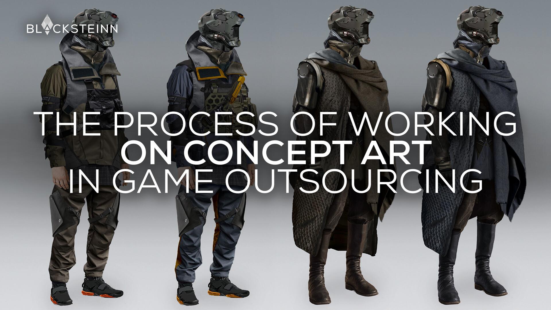 ArtStation - 5 stage process of concept, Arty scifi costume future  character designer