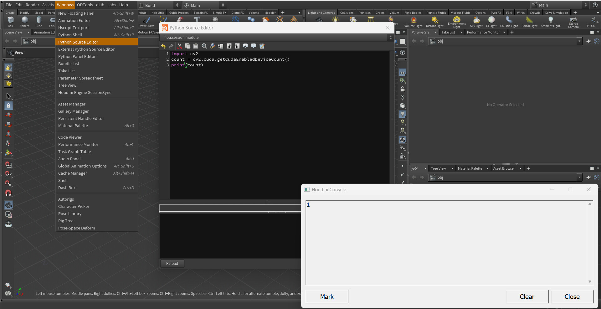 ArtStation Compile OpenCV with CUDA support for Python in Houdini on Windows 11