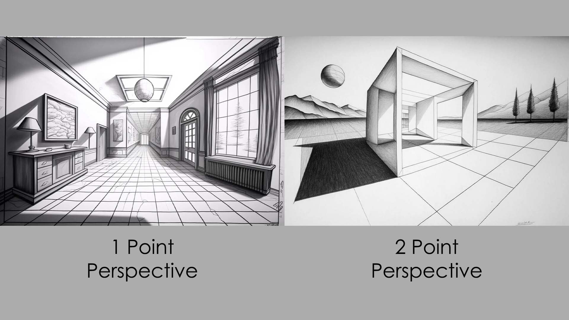 A Step-by-Step Tutorial on the Basics of Three-Point Perspective | Craftsy  | www.craftsy.com
