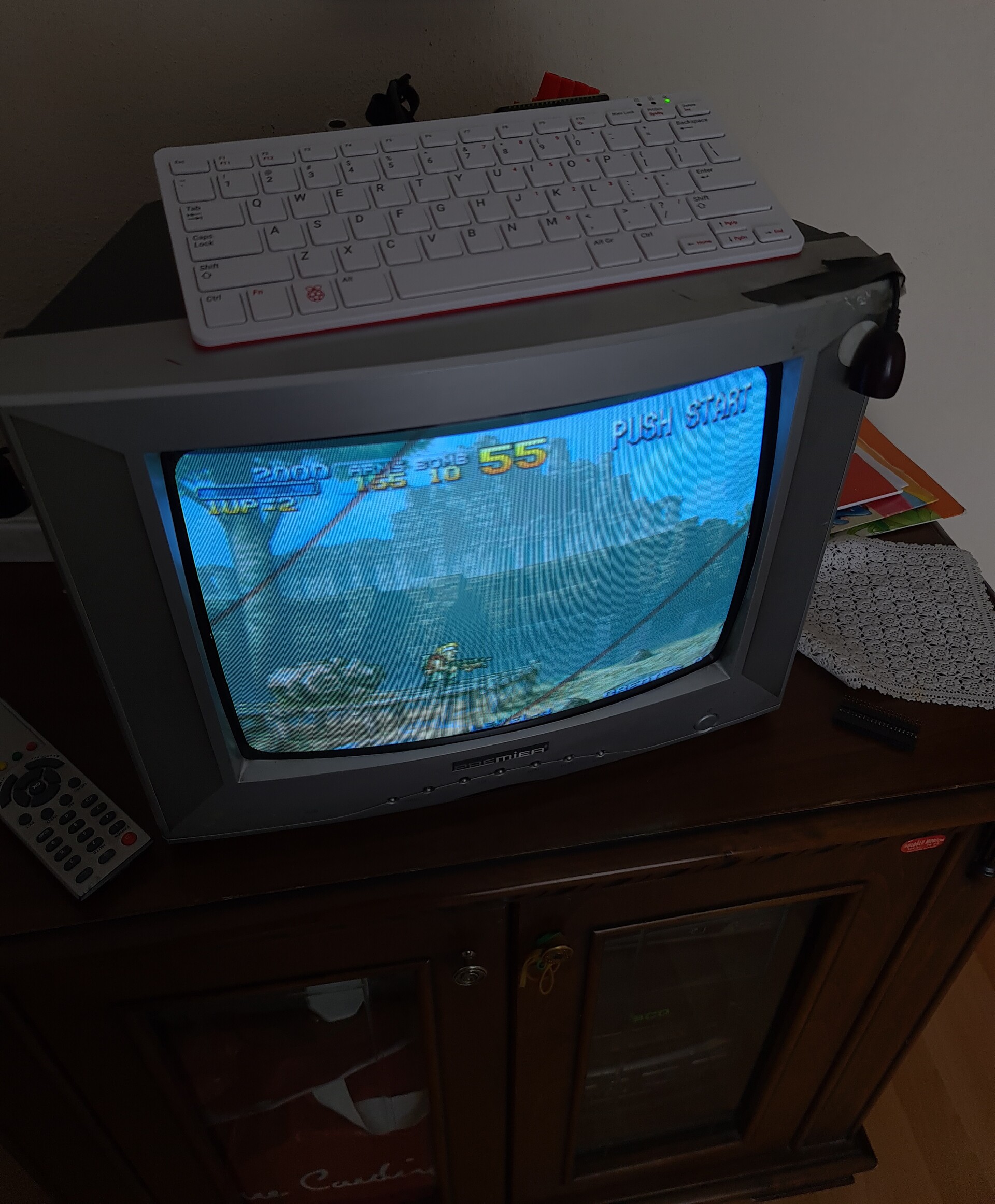 What video games are burned into these CRTs?