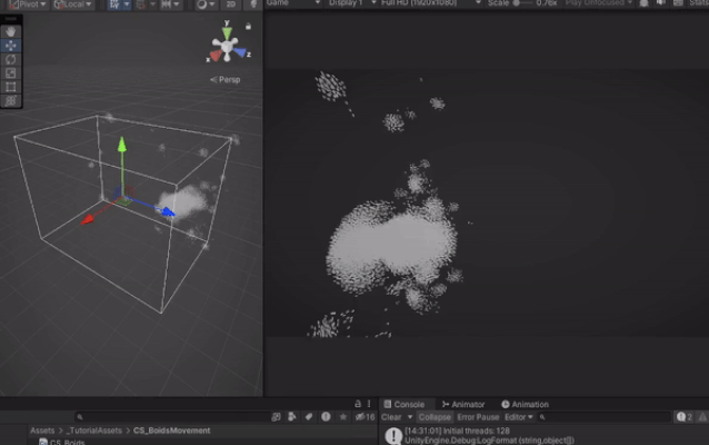 Danylo Hoshko - Compute Shaders in Unity: Boids simulation on GPU ...