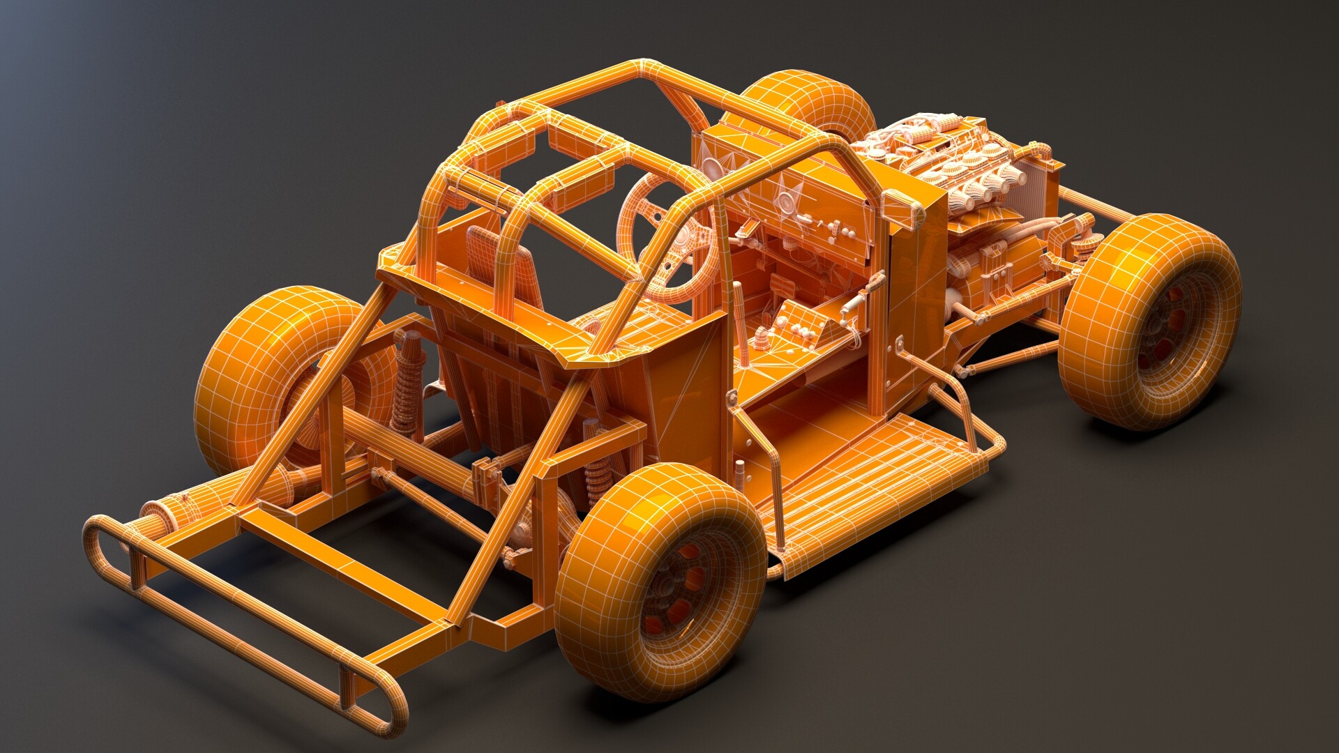 ArtStation - Automotive Design | Ford 34 Legend 3D model | Part 2