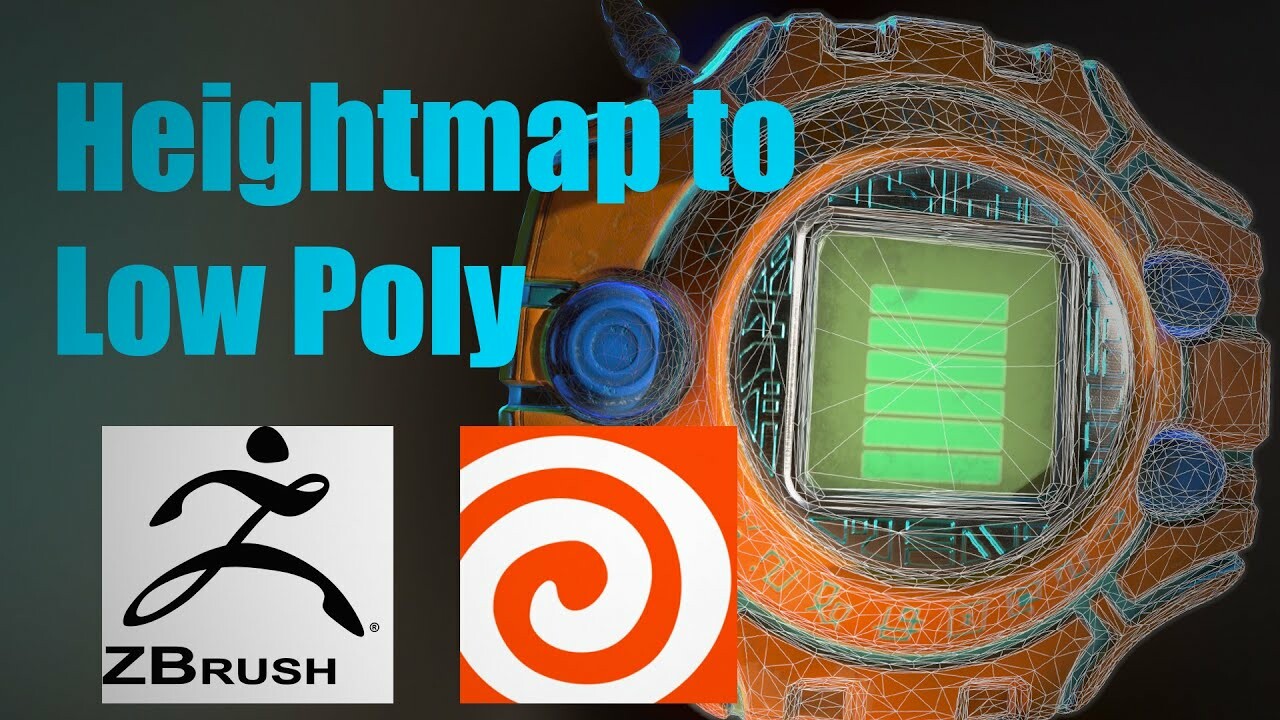 import heightmap zbrush