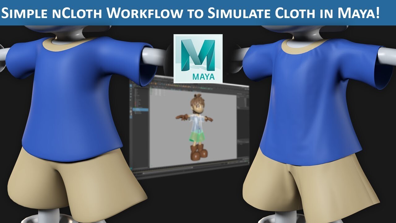 ArtStation Create detailed clothing in Maya using nCloth!