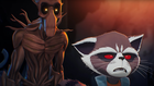 Rocket and groot