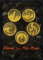 Legend of the five rings cardback