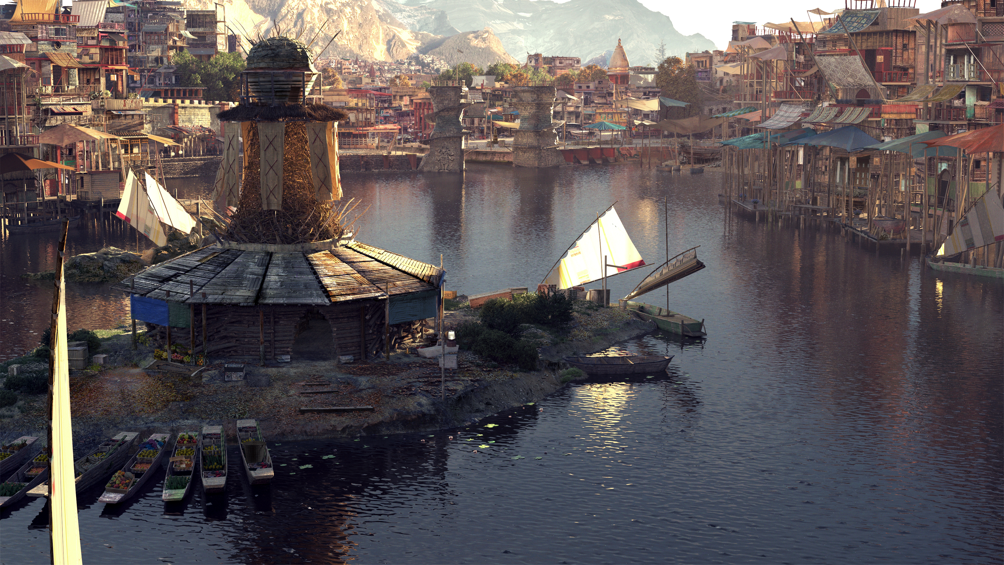 1st Place, Ancient Civilizations: Lost & Found: Film/VFX Matte Painting