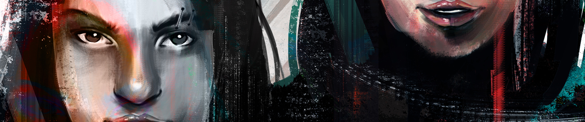 ArtStation banner for @saya