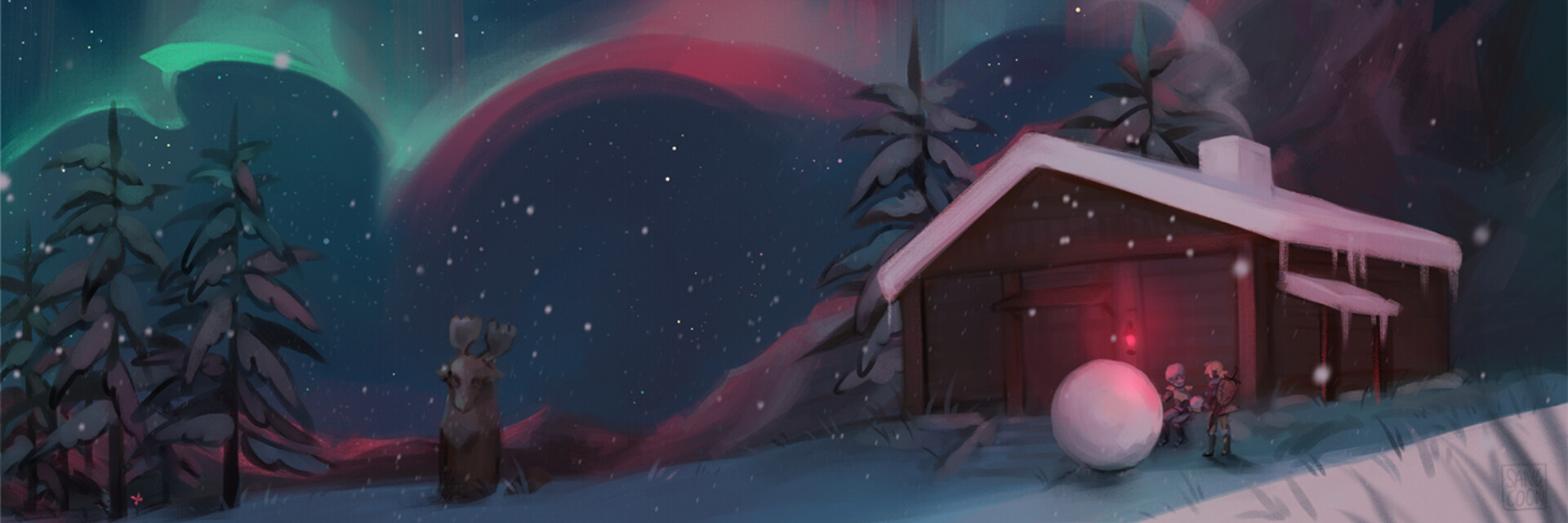 ArtStation banner for @sang