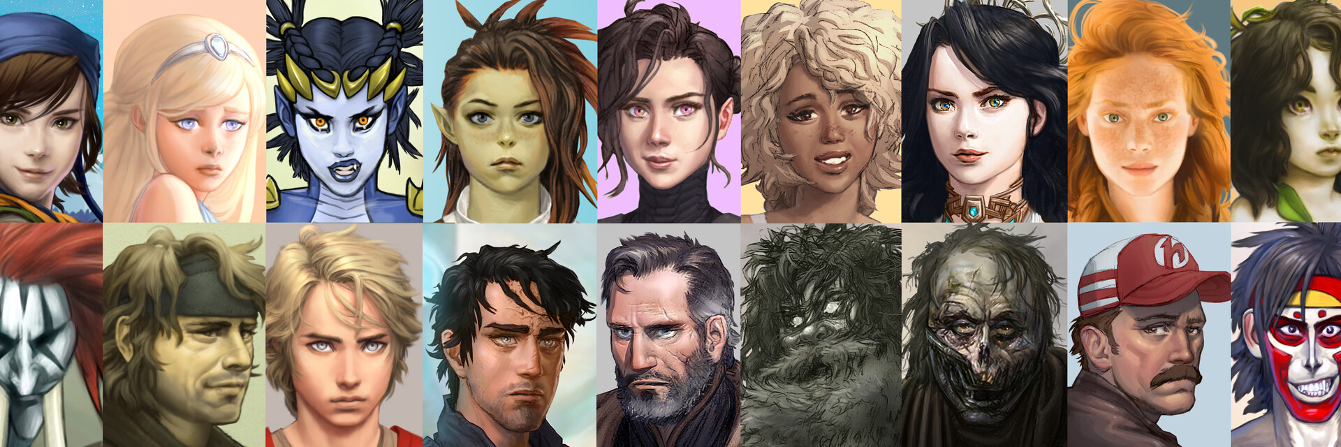 ArtStation banner for @patch