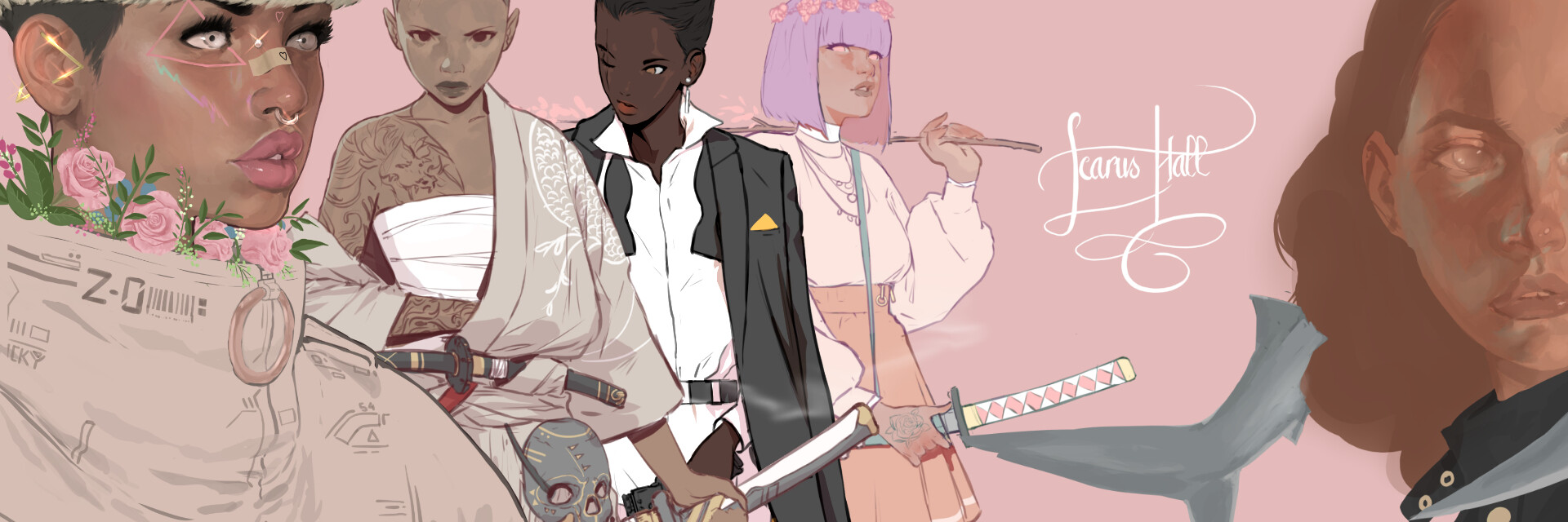 ArtStation banner for @icky