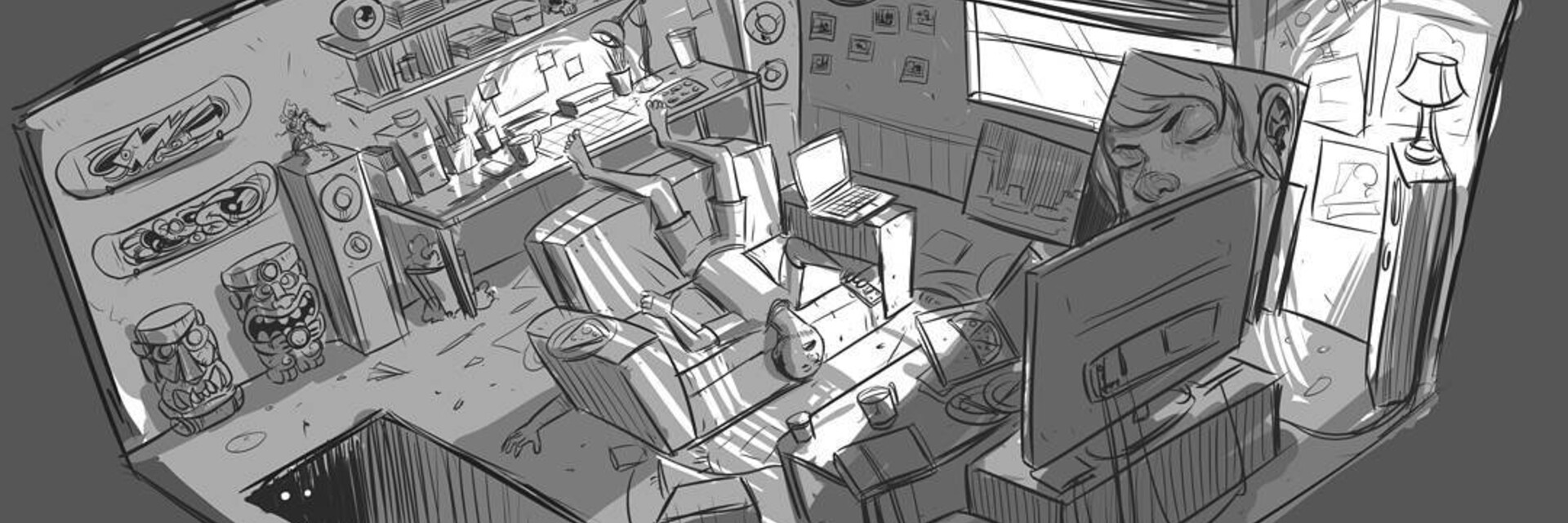 ArtStation banner for @mfk