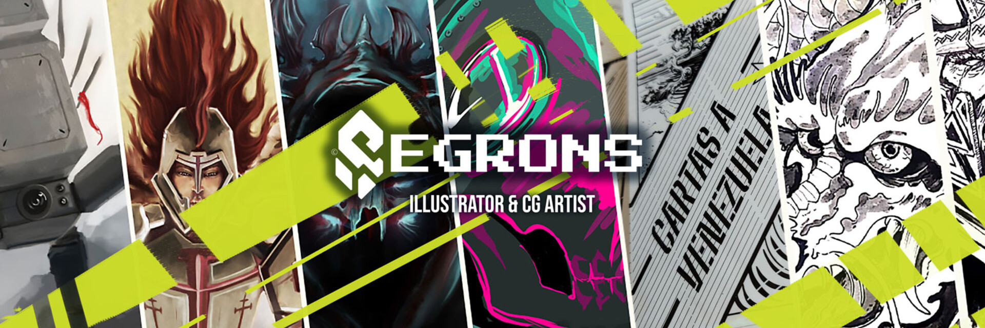 ArtStation banner for @rons