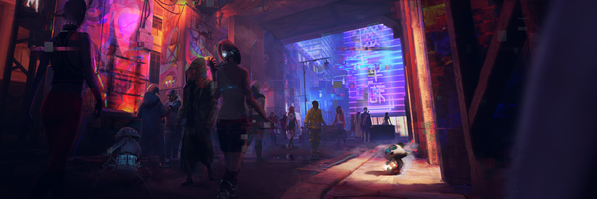 ArtStation banner for @dams