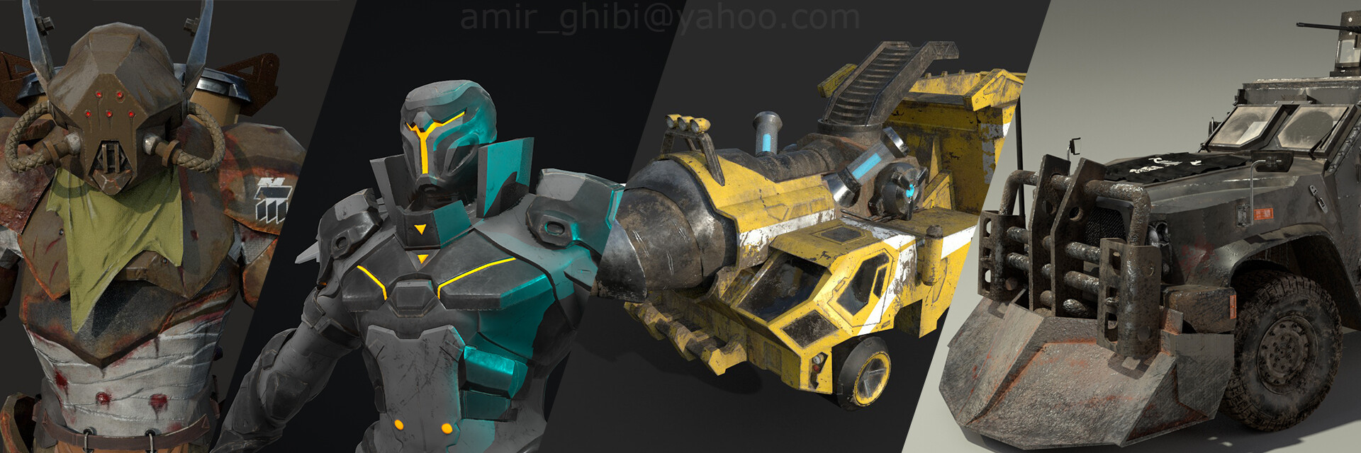 ArtStation banner for @amg