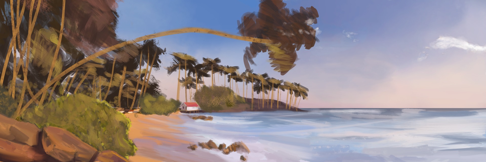 ArtStation banner for @surfer