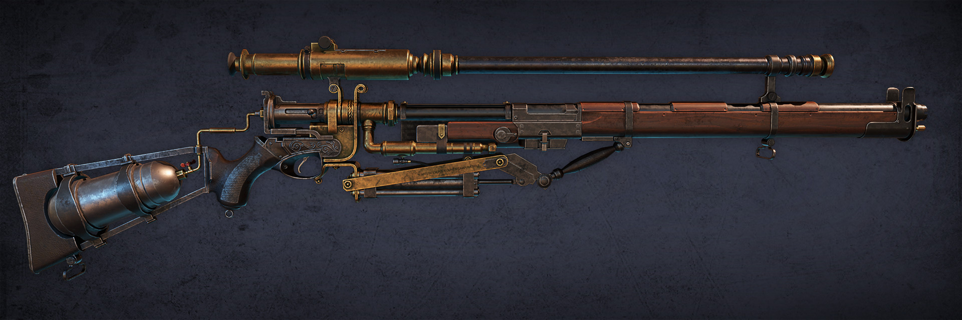 The order 1886 the pneumatic Rifle