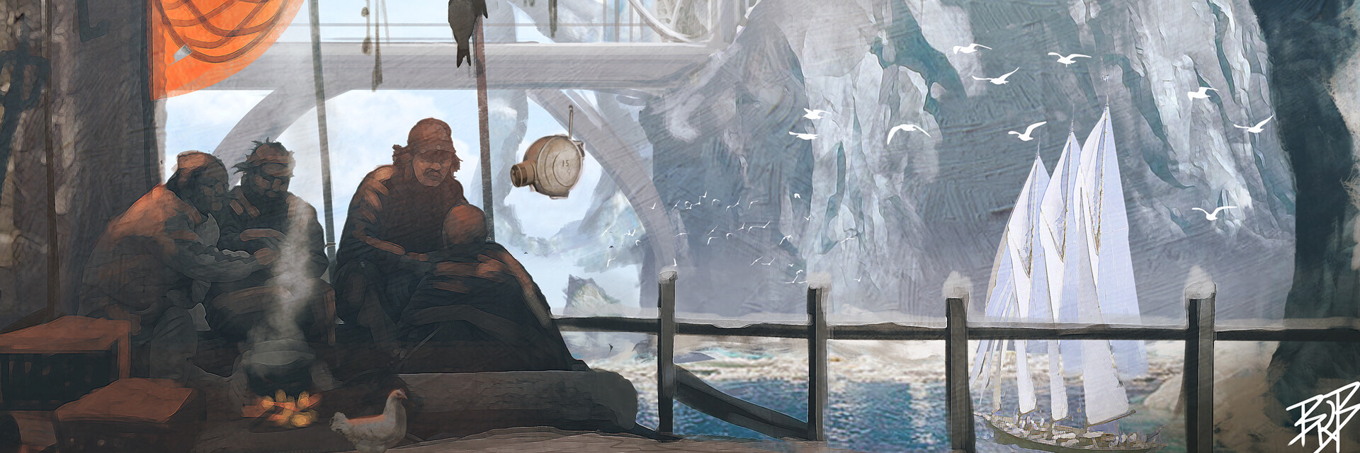 ArtStation banner for @bren