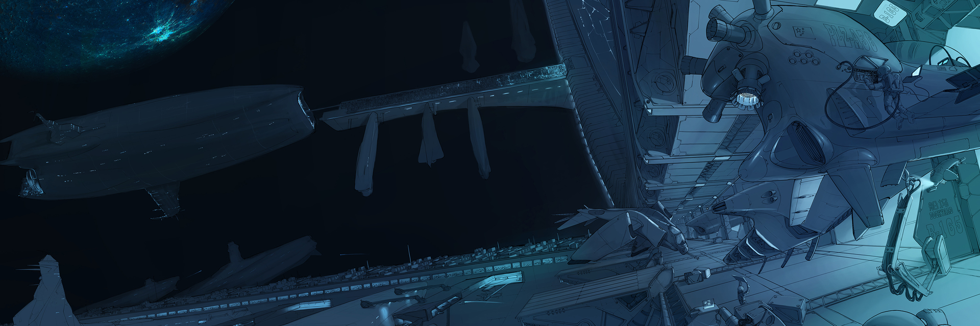ArtStation banner for @nee