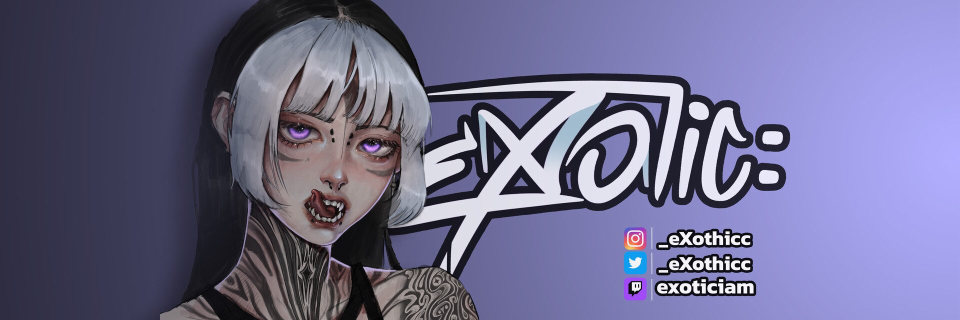 ArtStation banner for @exotic