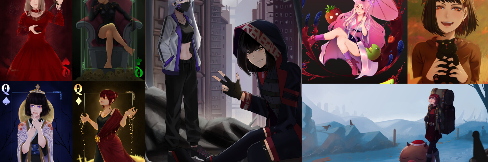 ArtStation banner for @saturday
