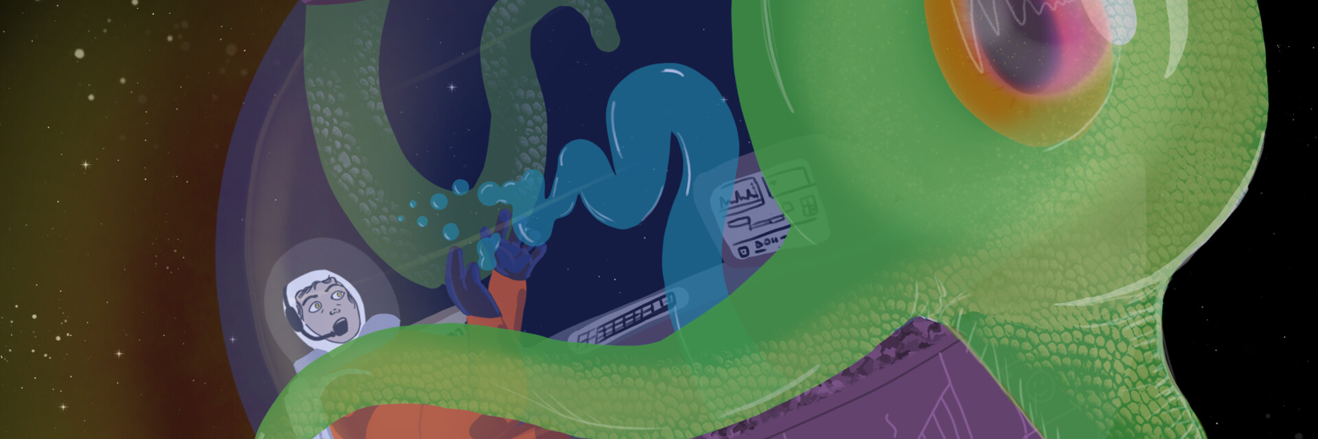 ArtStation banner for @guacamayo