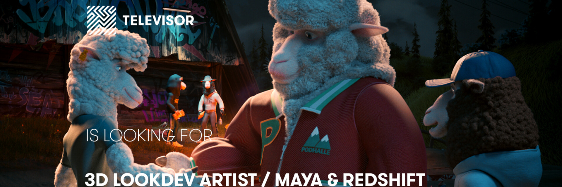 ArtStation banner for @televisor