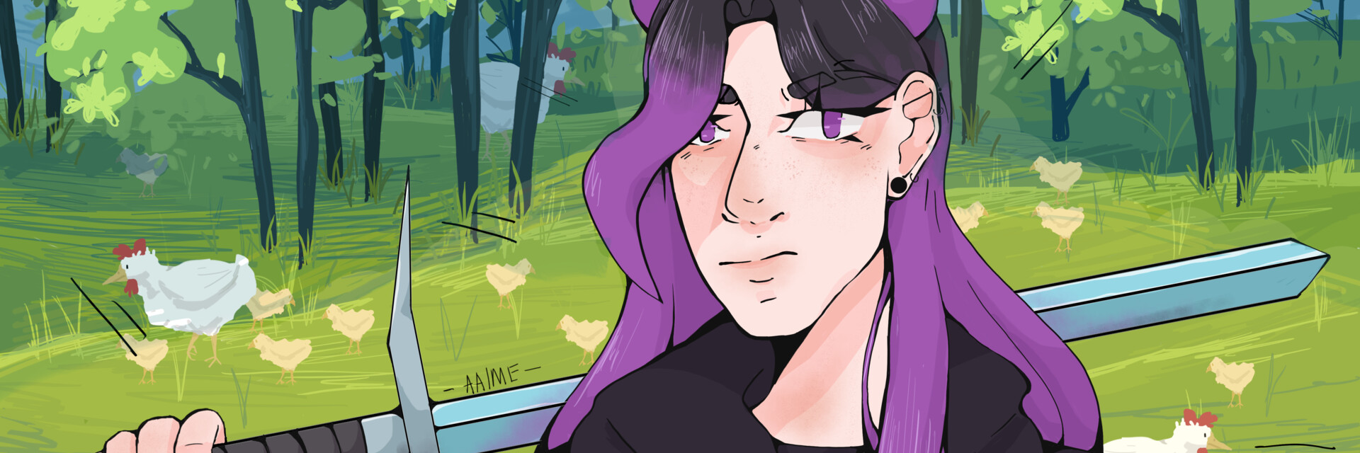 ArtStation banner for @alma