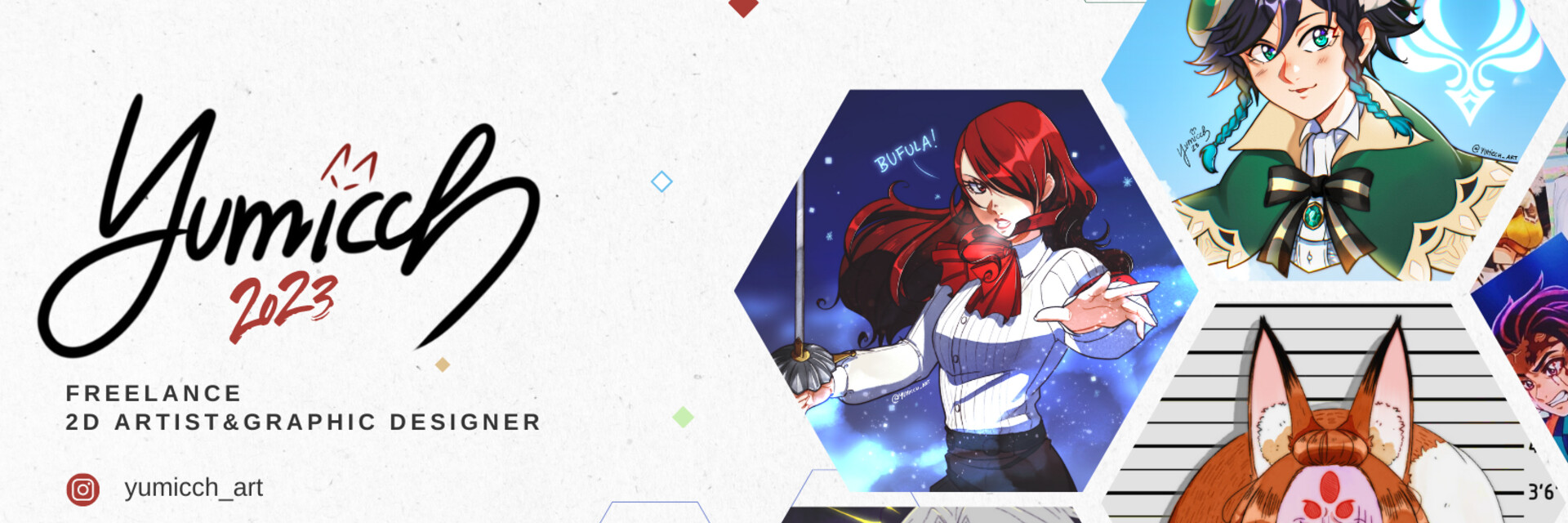 ArtStation banner for @yumicch