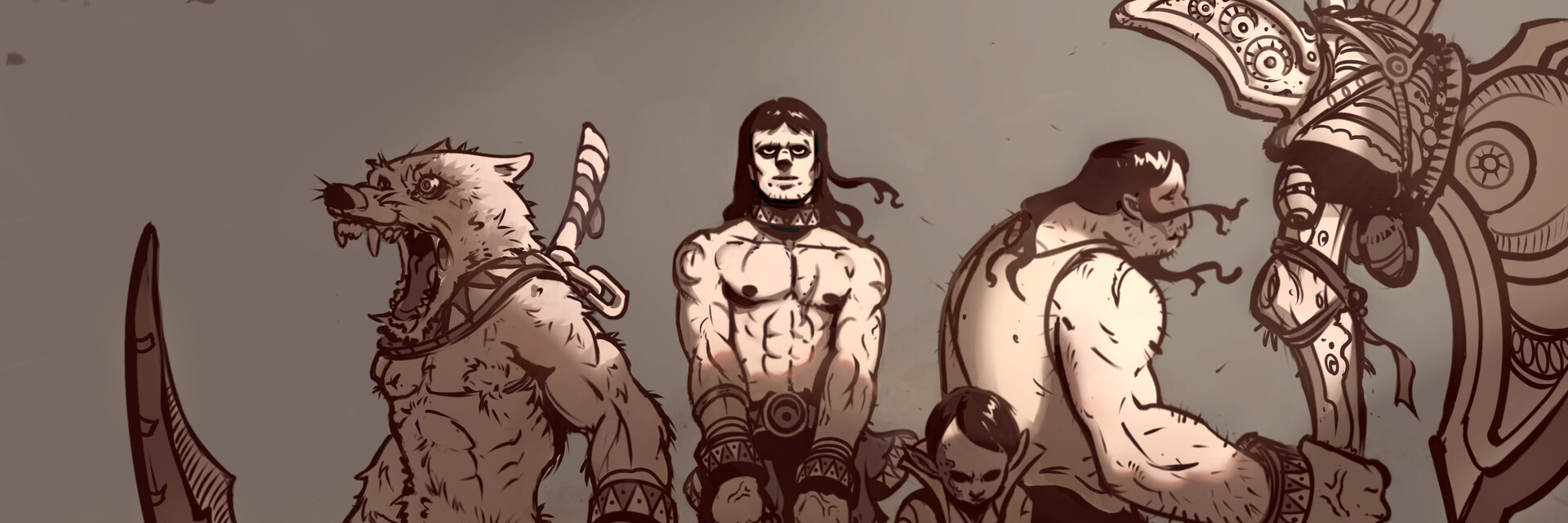 ArtStation banner for @woken