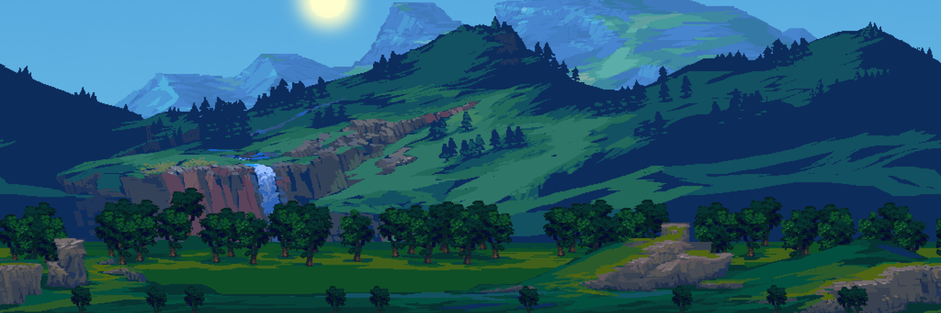 ArtStation banner for @village